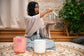 MEINL Sonic Energy Essence Crystal Singing Bowl Set E4/B3/G3/440 Hz - 3 pcs detail view 4 at Luna Panther