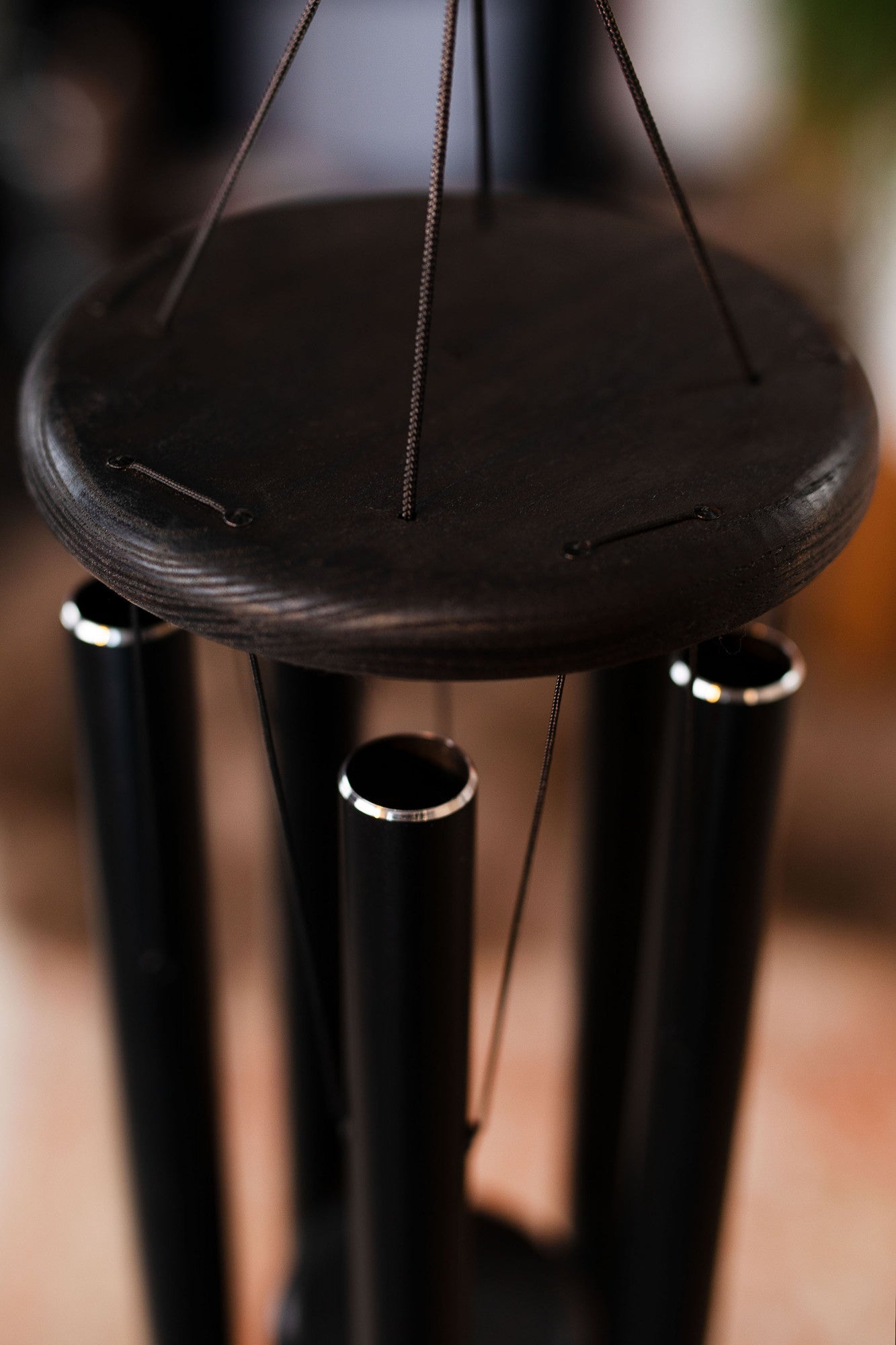 MEINL Sonic Energy Hamsa Meditation Chime 36"/90 cm - 432 Hz - Black detail view 8 at Luna Panther