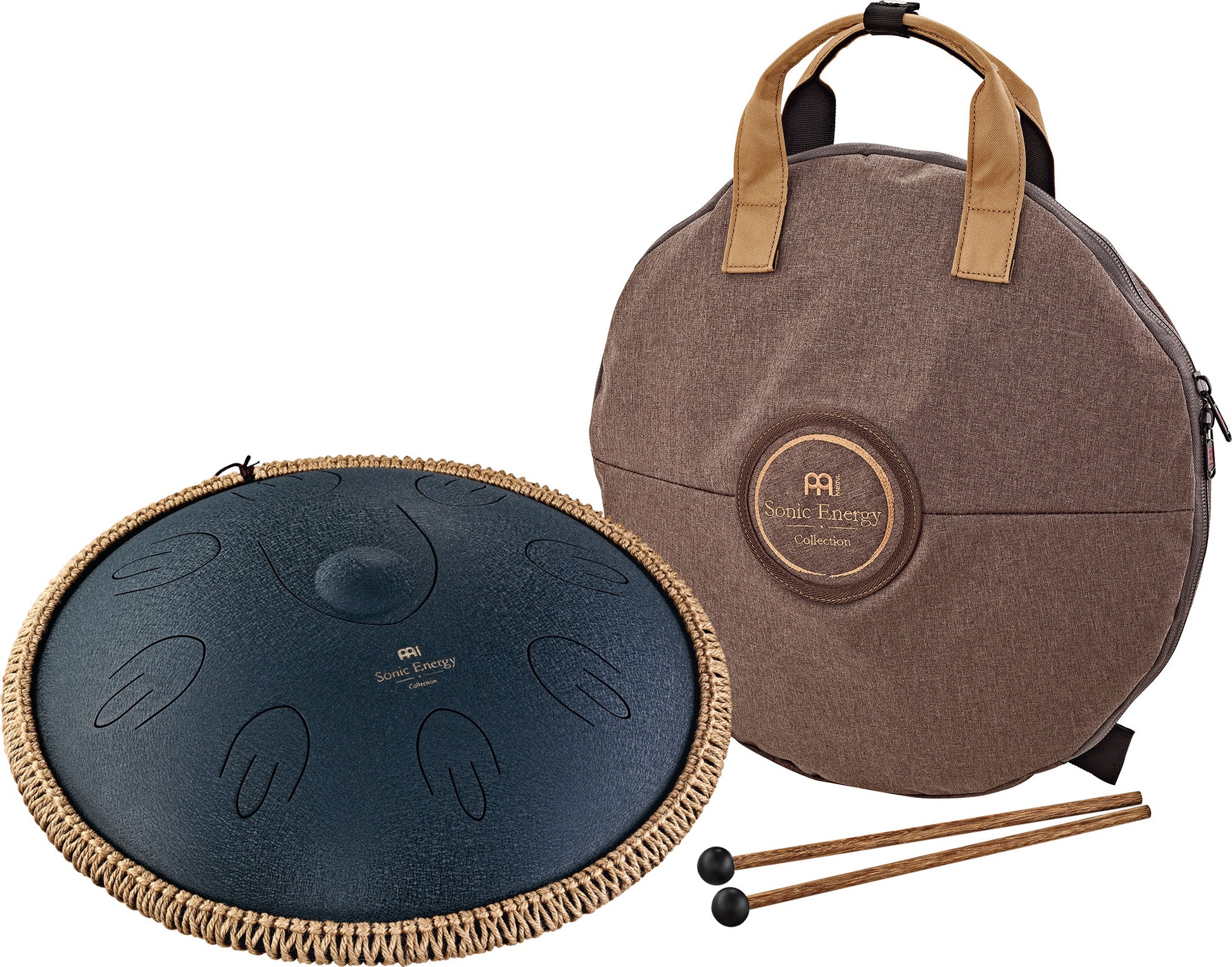 MEINL Sonic Energy Octave Steel Tongue Drum 16" - D Amara/9 Notes/440 Hz - Navy Blue detail view 18 at Luna Panther