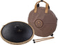 MEINL Sonic Energy Octave Steel Tongue Drum 16" - D Kurd/9 Notes/44 Hz - Black detail view 18 at Luna Panther