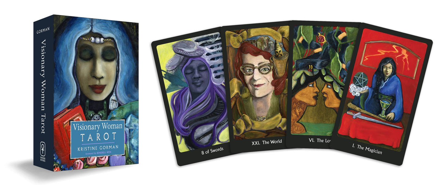 Visionary Woman Tarot: Flashcards; 160 pages / English