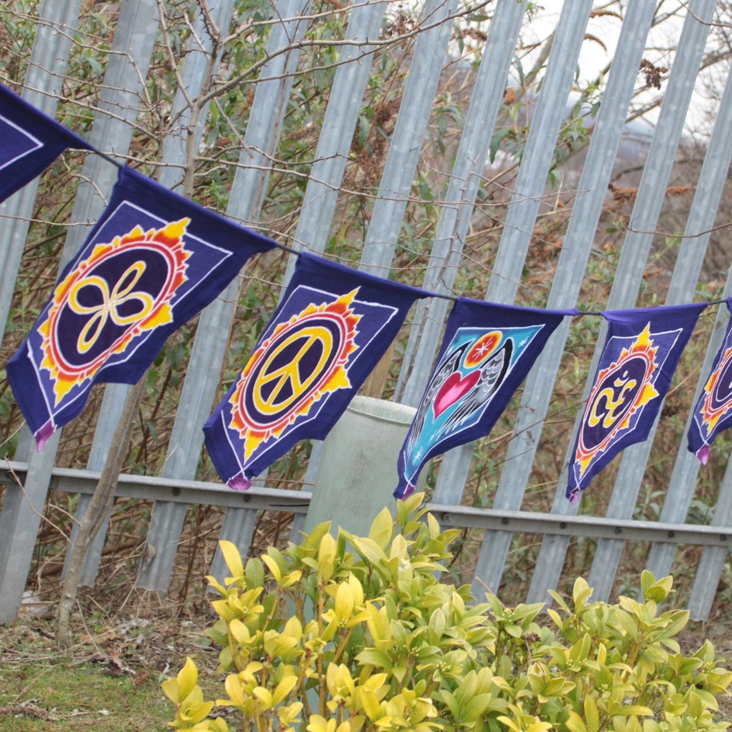 7 Flags Banner - Love in the Centre - Luna Panther