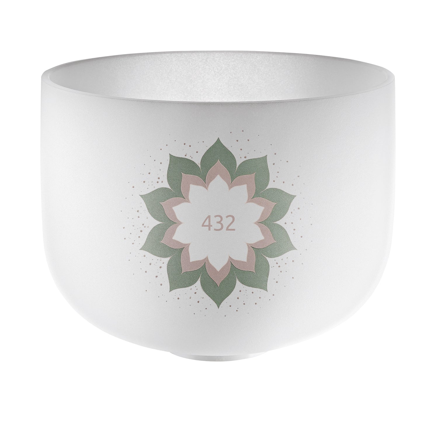 MEINL Sonic Energy Crystal Singing Bowl 9" - 432 Hz, Lotus Flower at Luna Panther