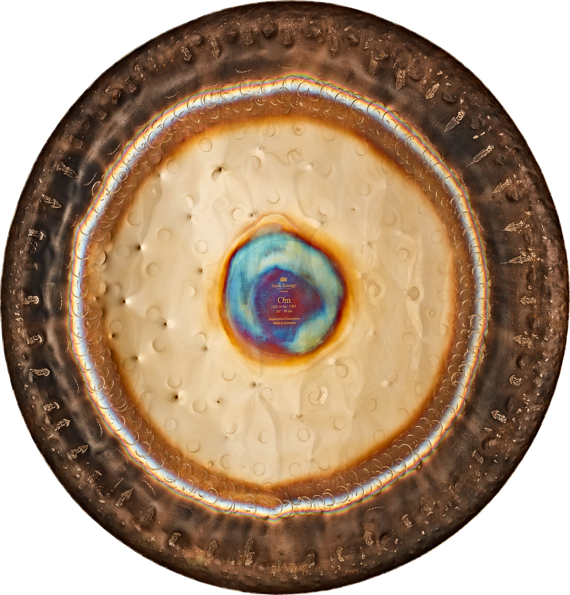 MEINL Sonic Energy Om Gong 36" - 136.10 Hz/C#2/Heart Chakra detail view 7 at Luna Panther