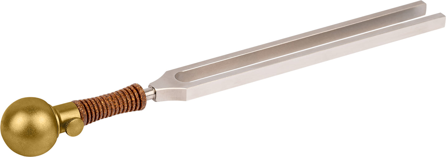 MEINL Sonic Energy Tuning Fork Vibration Foot Medium - Gold detail view 11 at Luna Panther