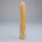 Yellow Banded Calcite Point 71g side