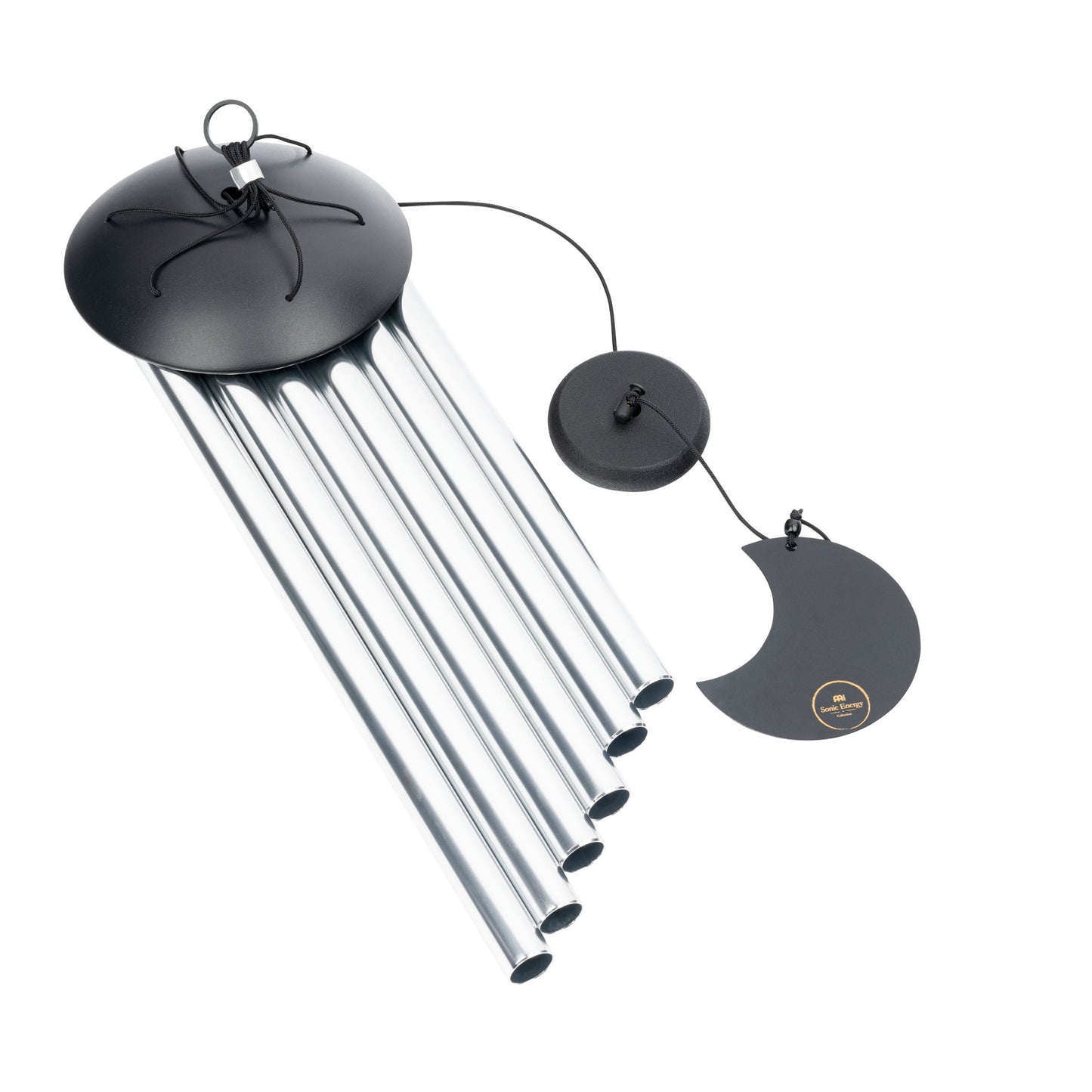 MEINL Sonic Energy Moon Meditation Chime 32"/80 cm - 432 Hz - Round Arch/Silver detail view 9 at Luna Panther