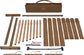 MEINL Sonic Energy 8-piece Sound Bath Tube Chime Set, 440 Hz, Bronze detail view 9 at Luna Panther