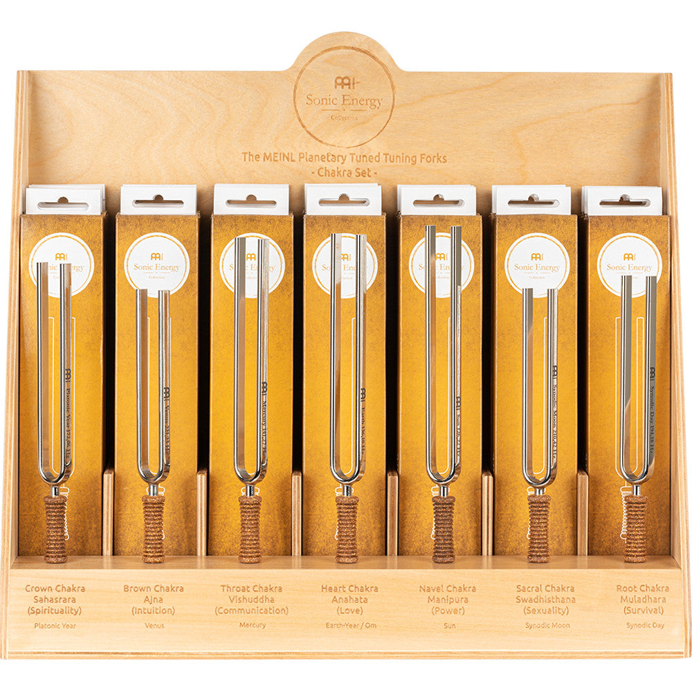 MEINL Sonic Energy Tuning Fork Display - Chakra-Set at Luna Panther