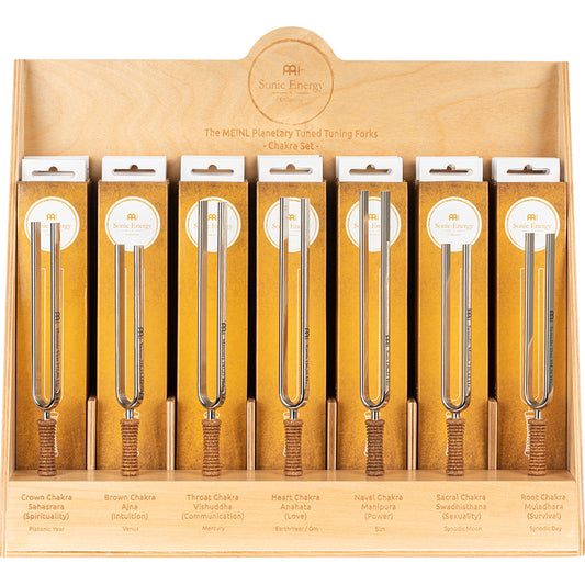 MEINL Sonic Energy Tuning Fork Display - Chakra-Set at Luna Panther