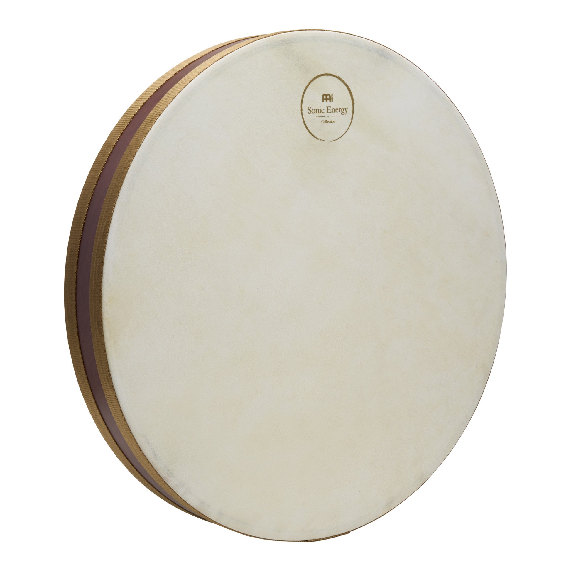 MEINL Sonic Energy 18" Flower of Life Wave Drum, goat heads detail view 2 at Luna Panther