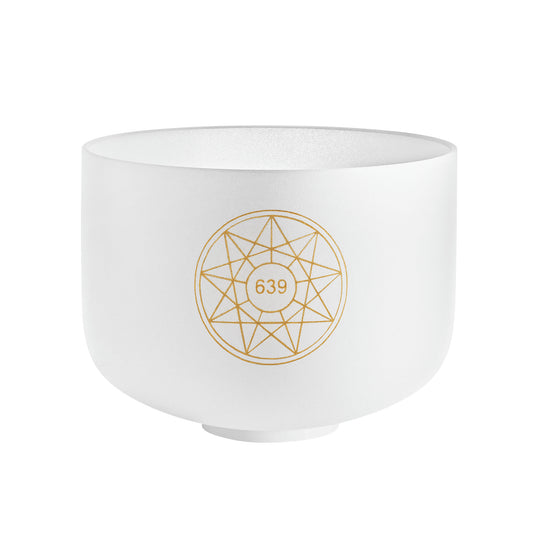 MEINL Sonic Energy Solfeggio Crystal Singing Bowl 10" - D#4/Fa/639 Hz at Luna Panther