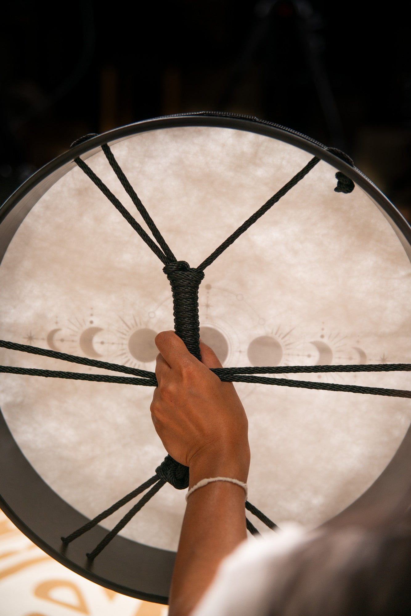 MEINL Sonic Energy Moon Phases Ritual Drum 16" - True Feel Synthetic Head detail view 4 at Luna Panther