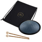 MEINL Sonic Energy Compact Steel Tongue Drum 10" - C Minor/8 Notes/432 Hz - Navy Blue detail view 4 at Luna Panther