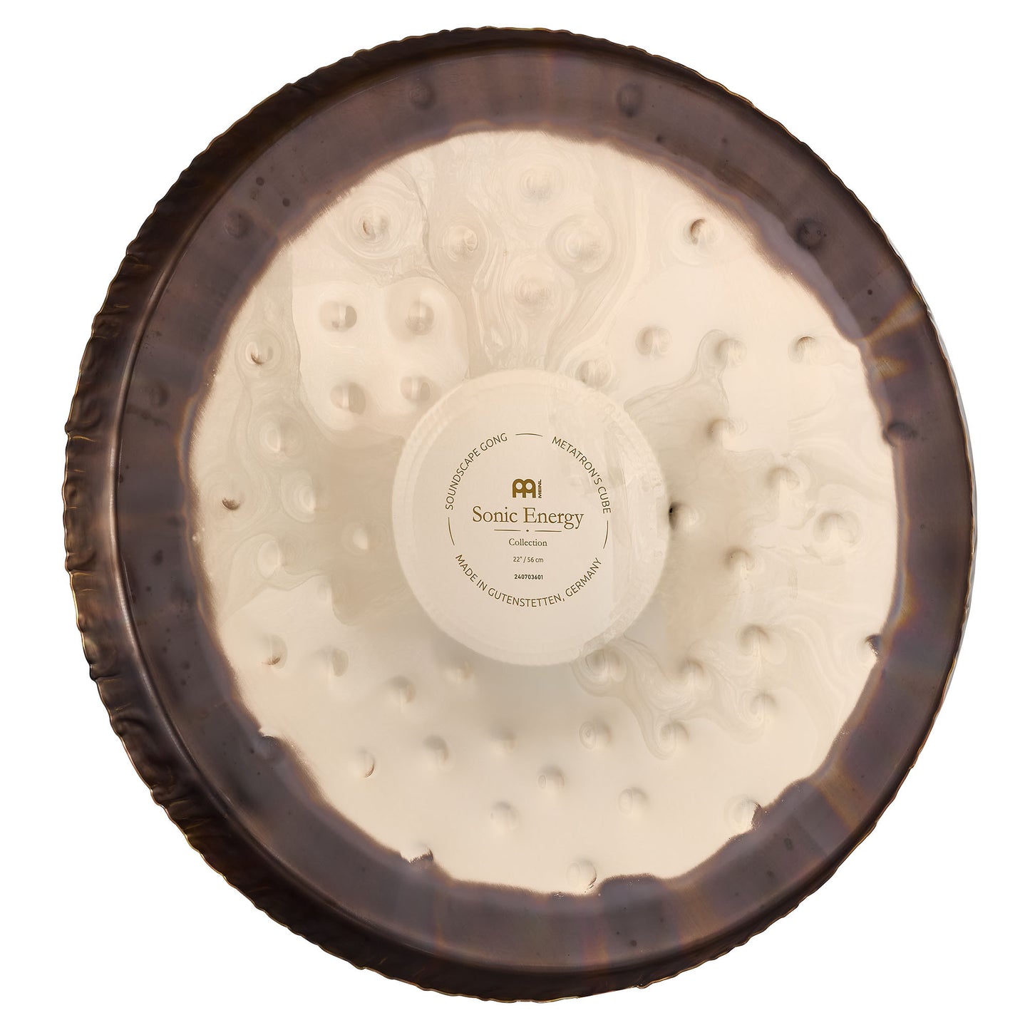 MEINL Sonic Energy 22" Soundscape Gong, Metatron’s Cube detail view 6 at Luna Panther