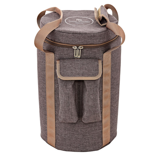 MEINL Sonic Energy 7" Crystal Singing Chalice Bag, for 6.5" to 7" chalices - Brown at Luna Panther