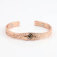 Copper Bracelet with Tiger Eye Crystal