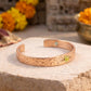 Copper Bracelet with Natural Citrine Crystal