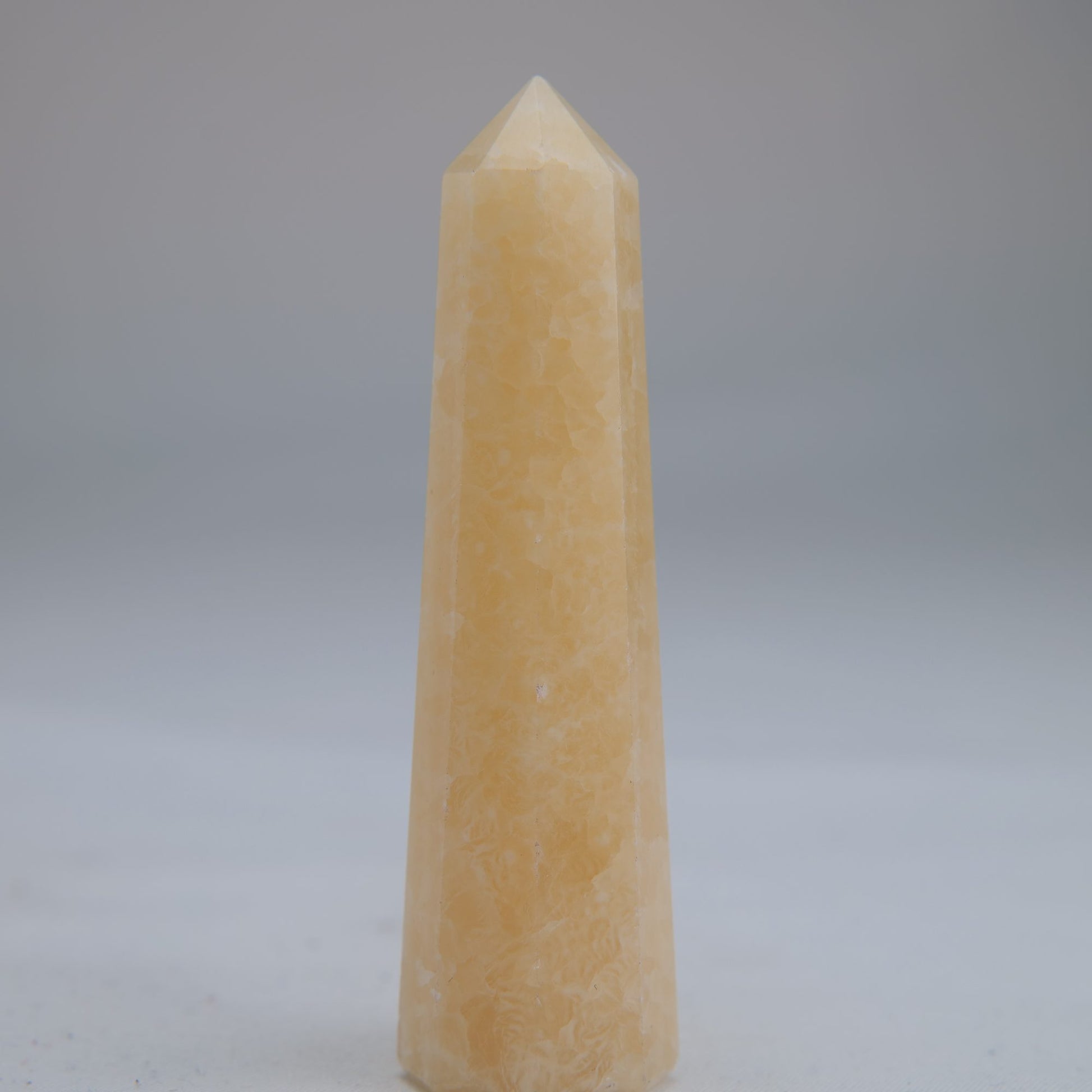 Yelow Banded Calcite Point 44g back