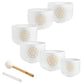MEINL Sonic Energy Solfeggio Crystal Singing Bowl Set 6 pcs - Ut 396 Hz/Re 417 Hz/Mi 528 Hz/Fa 639 Hz/Sol 741 at Luna Panther