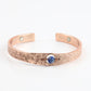 Copper Bracelet with Lapis Lazuli Crystal