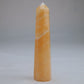 Yellow Banded Calcite Point 57g front