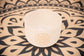 MEINL Sonic Energy Solfeggio Crystal Singing Bowl 10" - D#4/Fa/639 Hz detail view 5 at Luna Panther