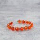 Copper & Carnelian Crystal Bracelet