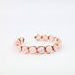 Copper & Rose Quartz Crystal Bracelet