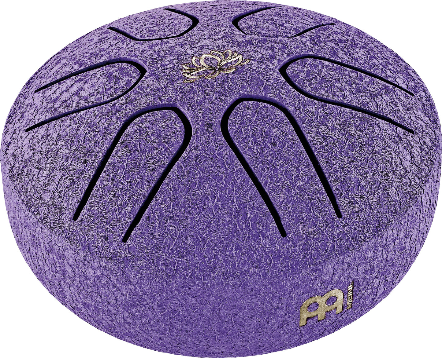 MEINL Sonic Energy Pocket Steel Tongue Drum 3" - A Major/6 Notes/440 Hz - Lotus Flower/Purple at Luna Panther