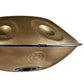 MEINL Sonic Energy Sensory Handpan Stainless Steel D Kurd 9 Notes 440 Hz - Vintage Gold detail view 8 at Luna Panther