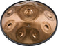 MEINL Sonic Energy Sensory Handpan, Stainless Steel, Bb2 Amara, 9 Notes, 432 Hz, Vintage coppe detail view 12 at Luna Panther