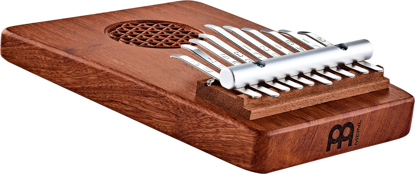 Meinl Sonic Energy Solid "Flower of Life" Kalimba - 10 notes / Zambesi Redwood detail view 13 at Luna Panther