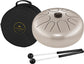 MEINL Sonic Energy Steel Tongue Drum 12" - G Minor/8 Notes/440 Hz - Pearl Grey detail view 8 at Luna Panther