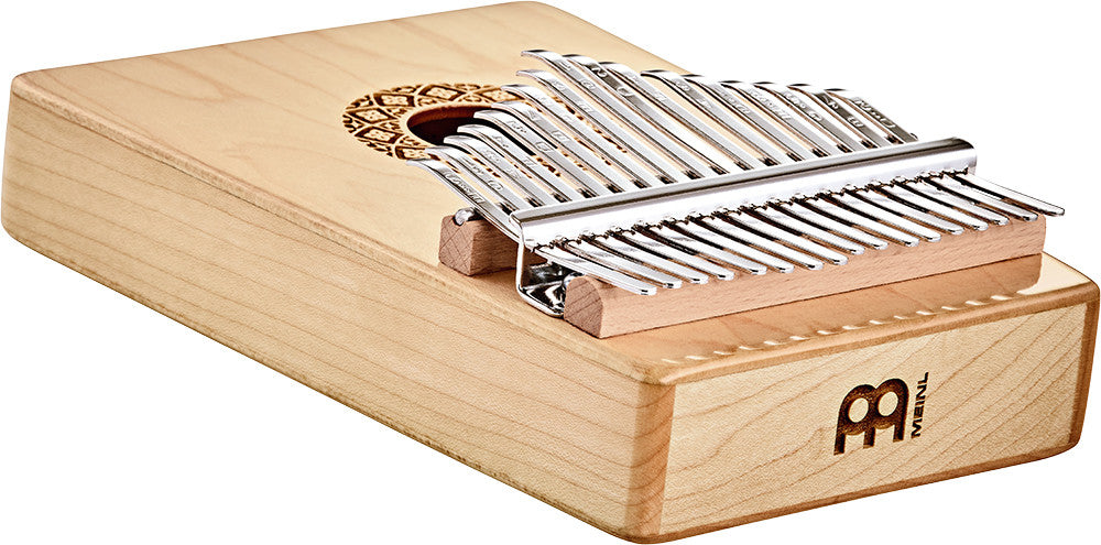 Meinl Sonic Energy Sound Hole Kalimba - 17 notes, maple detail view 2 at Luna Panther