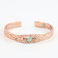 Copper Bracelet with Green Aventurine Crystal
