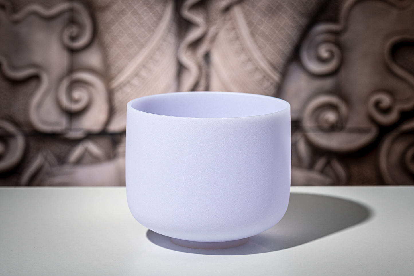MEINL Sonic Energy Fusion Amethyst Crystal Singing Bowl 8" - B4/Crown Chakra/432Hz detail view 2 at Luna Panther