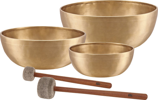 MEINL Sonic Energy Energy Therapy Series Basic Singing Bowl Set 5 pcs - 1000/1400/2200g + Mallets at Luna Panther