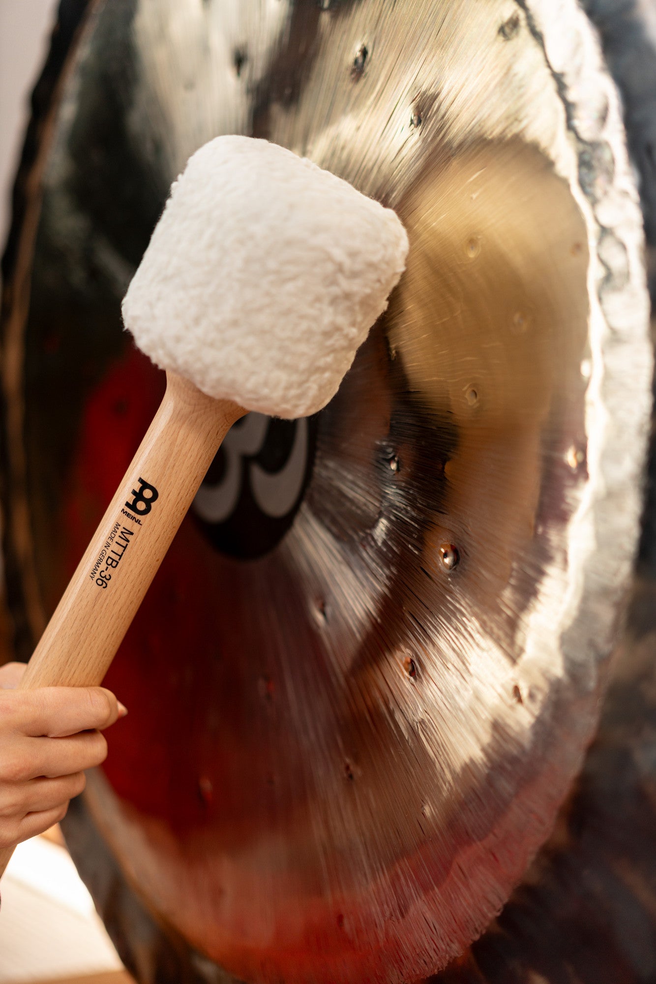 MEINL Sonic Energy Tam Tam Beater - +/- 700g (1lb 8.7oz) for 36" / 91 cm Tam Tam detail view 3 at Luna Panther