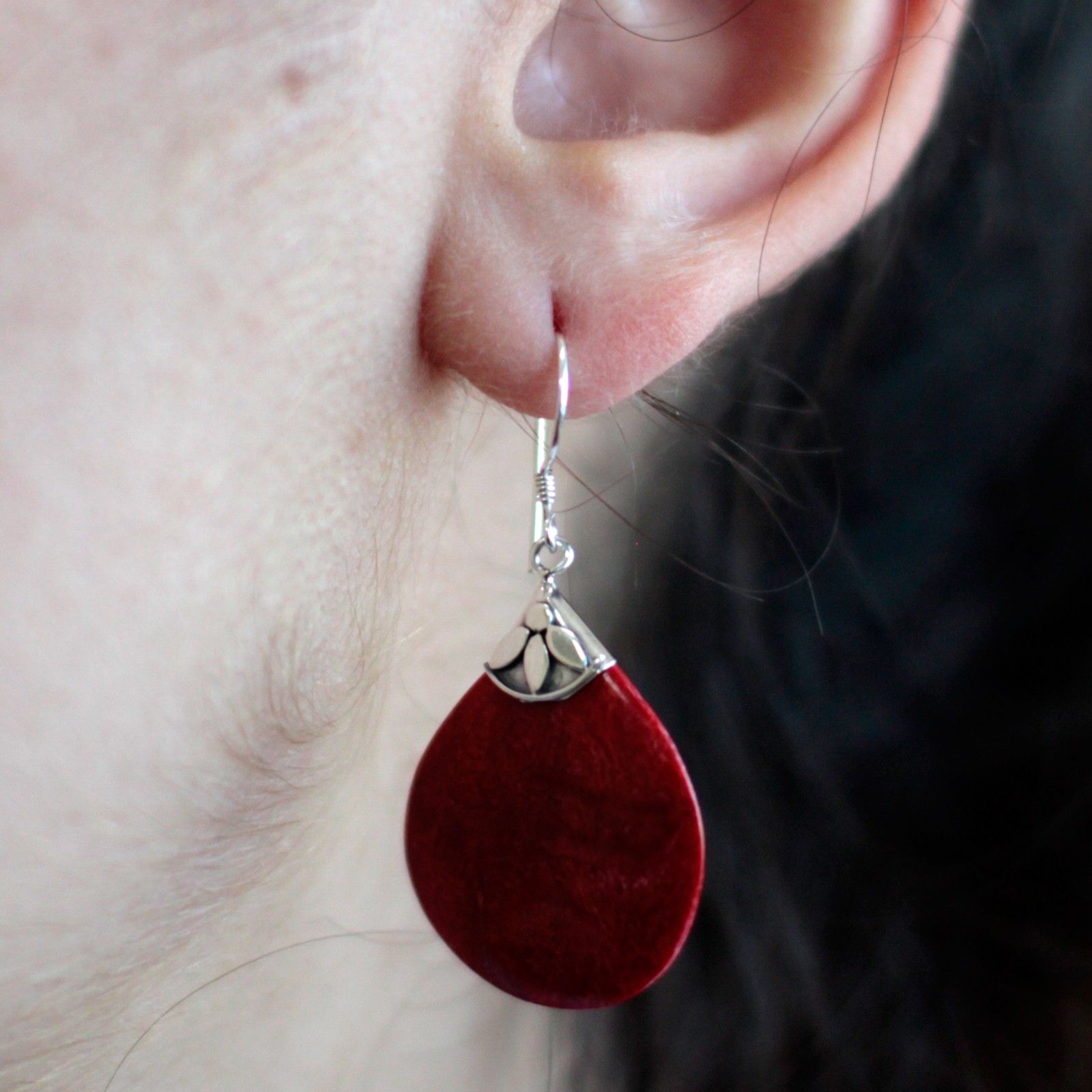 925 Silver Earrings - Ball Drops - Luna Panther