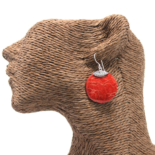 925 Silver Earrings - Classic Disc - Luna Panther alternate view