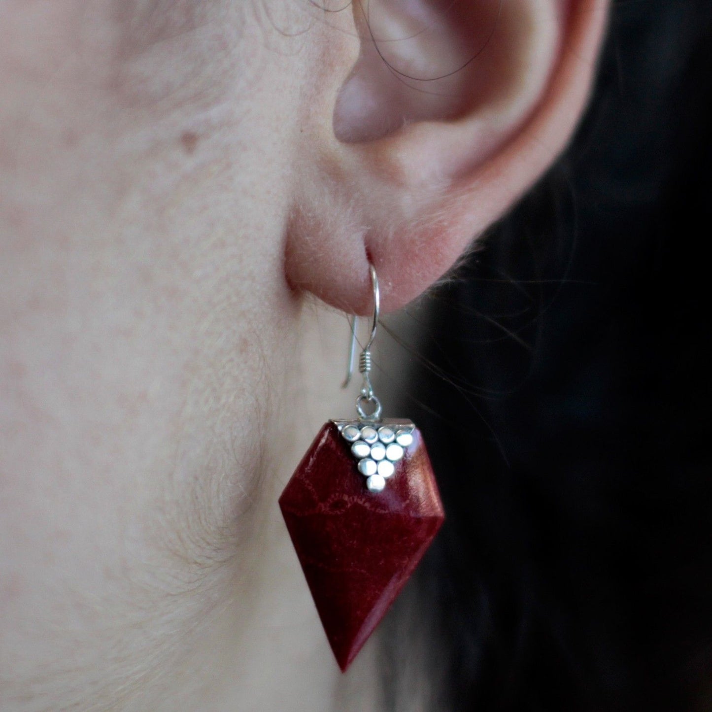 925 Silver Earrings - Grapes - Luna Panther