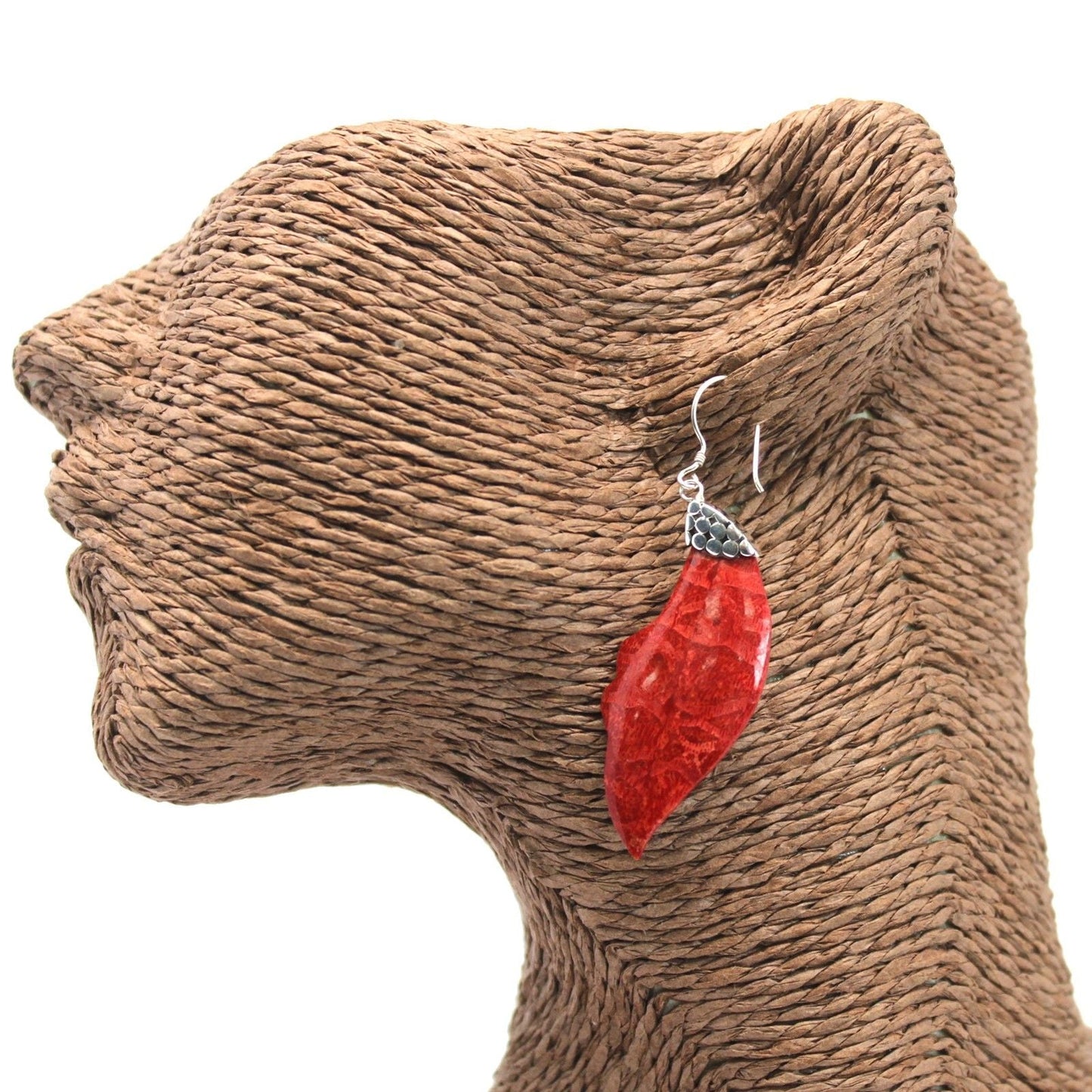 925 Silver Earrings - Leaf Drop - Luna Panther