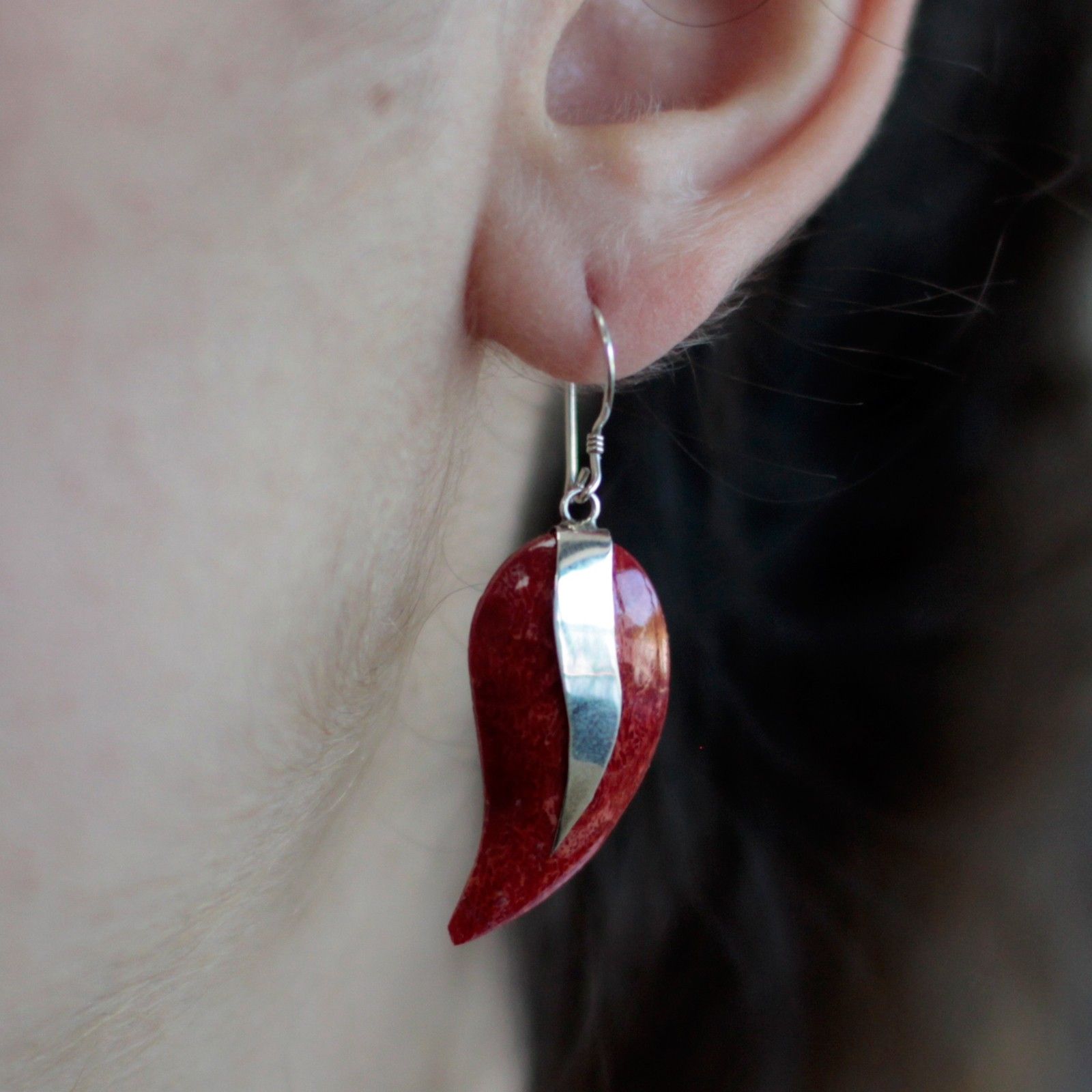 925 Silver Earrings - Mangos - Luna Panther