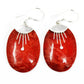 925 Silver Earrings - Oval Decor - Luna Panther
