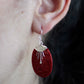 925 Silver Earrings - Oval Decor - Luna Panther