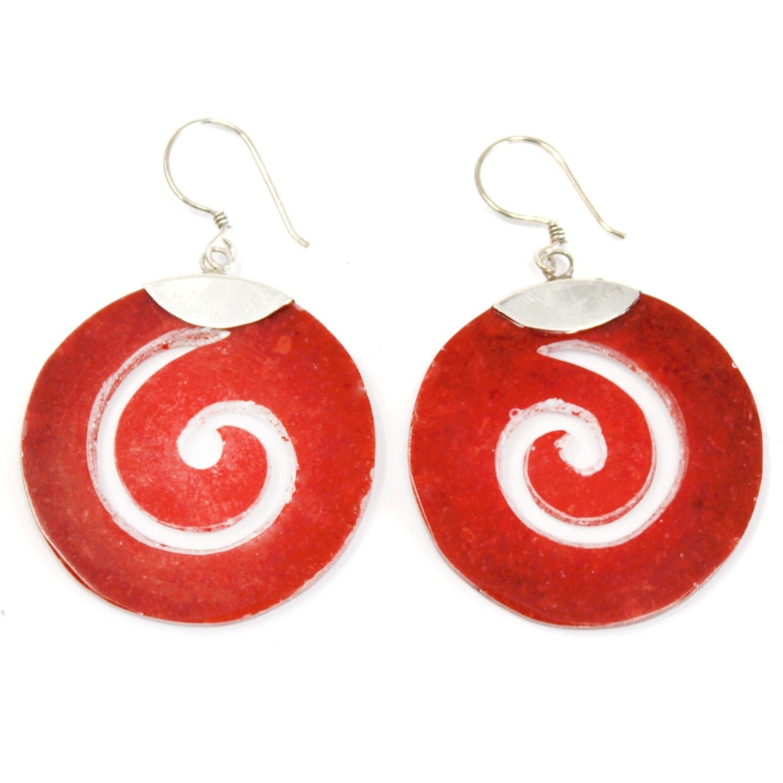 925 Silver Earrings - Scroll Design - Luna Panther