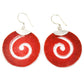 925 Silver Earrings - Scroll Design - Luna Panther
