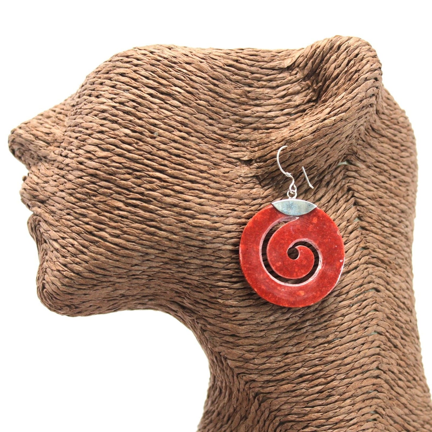 925 Silver Earrings - Scroll Design - Luna Panther