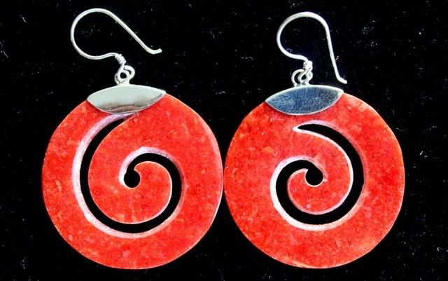 925 Silver Earrings - Scroll Design - Luna Panther